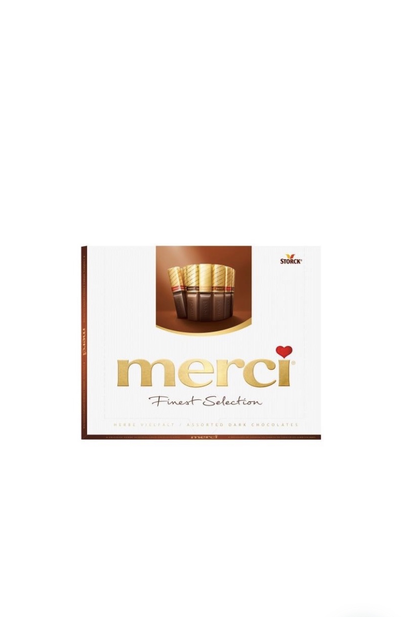 merci Assortiment de Chocolats Noirs 250g